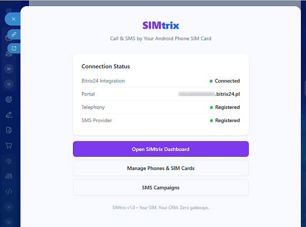 SIMtrix の SIMtrix - SIM Calls & SMS